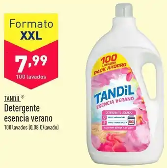 ALDI Detergente líquido tandil oferta