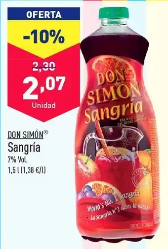 ALDI Sangría don simón oferta
