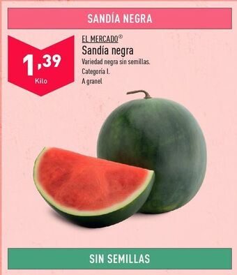 ALDI Sandía oferta
