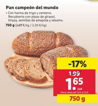 Lidl Pan oferta