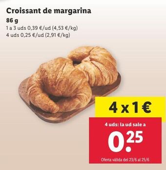Lidl Croissants de mantequilla oferta