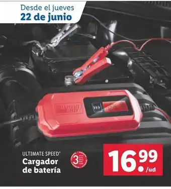 Lidl Cargador de batería ultimate speed oferta
