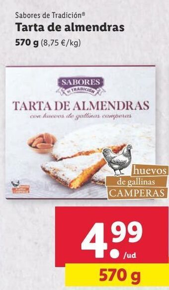 Lidl Tarta de almendras oferta