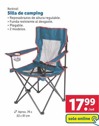 Lidl Silla de camping rocktrail oferta