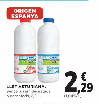 Hipercor LLET ASTURIANA oferta