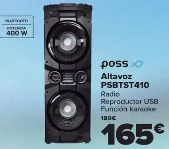 Carrefour Poss altavoz psbtst410 oferta