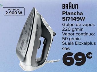 Carrefour Braun plancha si7149w oferta