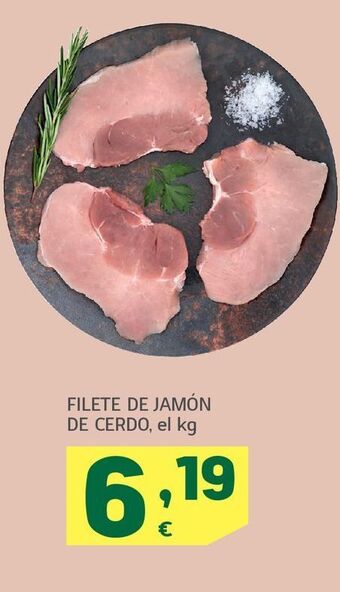 HiperDino Filetes de jamón oferta