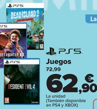 Carrefour Juegos ps5 oferta