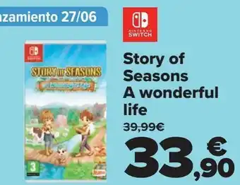 Carrefour Story of seasons a wonderful life oferta