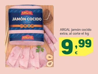HiperDino Jamón cocido extra argal oferta