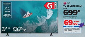 Carrefour Lg tv 65ur78006lk oferta