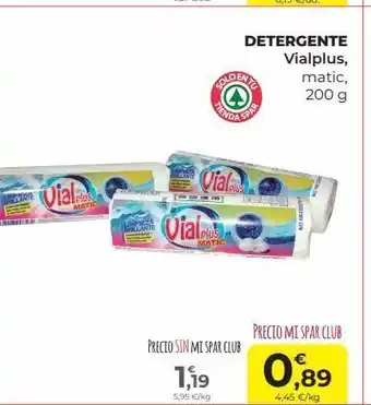 SPAR Gran Canaria Detergente vialplus oferta