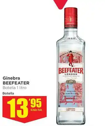 Makro Ginebra Beefeater botella 1 litro oferta