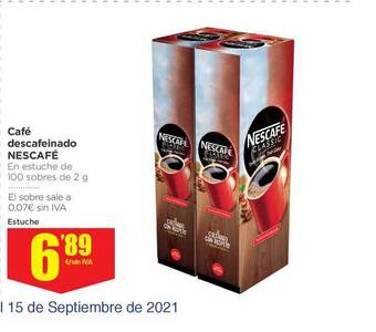 Makro Café Descafeinado Nescafé oferta