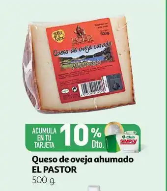 Alcampo Queso De Oveja Ahumado El Pastor 500g oferta