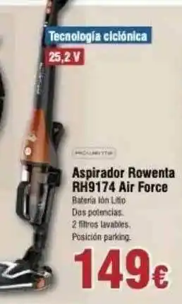 FROIZ Aspirador Rowenta Rh9174 Air Force oferta