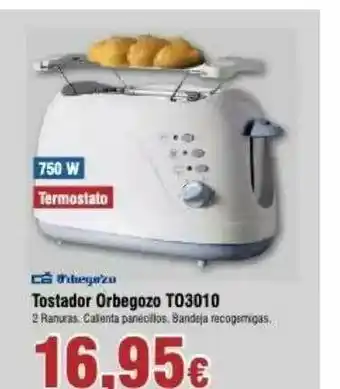 FROIZ Tostador Orbegozo To3010 oferta