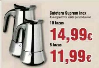 FROIZ Cafetera Suprem Inox oferta
