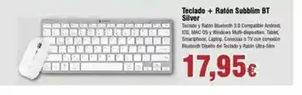 FROIZ Teciado + Ratôn Subblim Bt Silver oferta