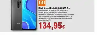 FROIZ Movil Xiaomi Redmi 9 4-64 Nfc Gris oferta