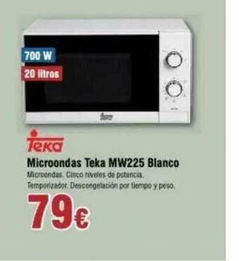 FROIZ Microondas Teka Mw225 Blanco oferta