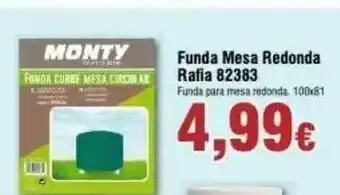 FROIZ Funda Mesa Redonda Rafia 82383 oferta