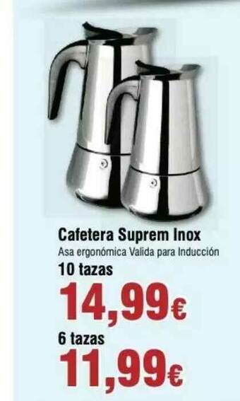 FROIZ Cafetera Suprem Inox oferta