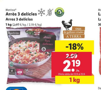 Lidl Arroz 3 delicias oferta