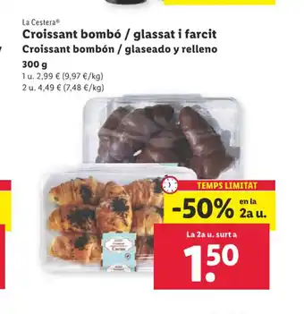 Lidl Croissant bombó / glassat i farcit oferta