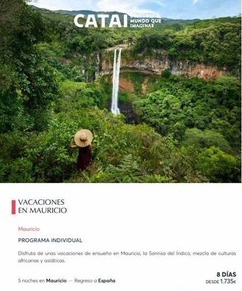 Catai Vacaciones en mauricio catai mauricio programa individual descubre el mundo que imaginas disfruta de unas vacaciones de oferta