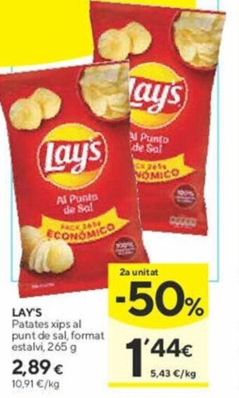 Caprabo Lay's oferta