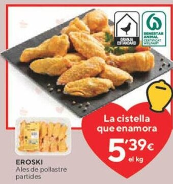 Caprabo EROSKI Ales de pollastre partides oferta