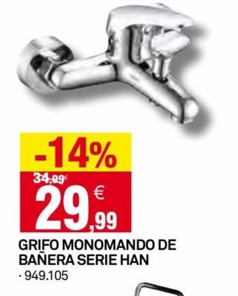 Bricoking GRIFO MONOMANDO DE BAÑERA SERIE HAN oferta