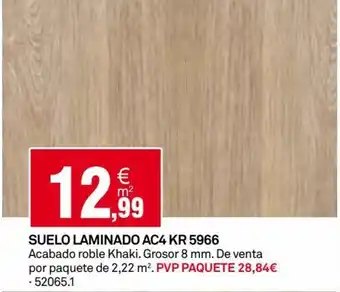 SUELO LAMINADO AC4 KR 5966