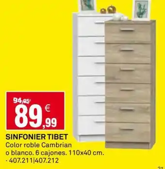 Bricoking SINFONIER TIBET oferta