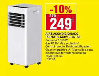 Bricoking AIRE ACONDICIONADO PORTÁTIL MOV10-07-SF oferta