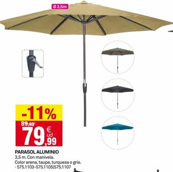Bricoking PARASOL ALUMINIO oferta