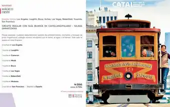 Catai Novedad mágico oeste estados unidos los ángeles, laughlin, bryce, arches, las vegas, bakersfield, yosemite, san francisco oferta