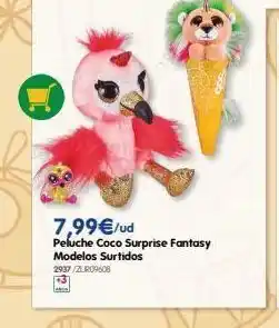 Don Dino 21 7,99€/ud peluche coco surprise fantasy modelos surtidos 2937/zur09608 oferta