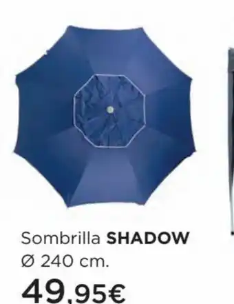 Hipercor Sombrilla SHADOW Ø 240 cm. oferta