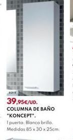 BricoCentro Columna de baño blanco oferta