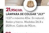 BricoCentro Lámpara de colgar oferta