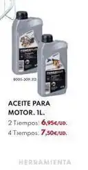 BricoCentro 8005-309 312 aceite para motor. il. 2 tiempos: 6,95€/ud. 4 tiempos: 7,50€/ud. herramienta oferta