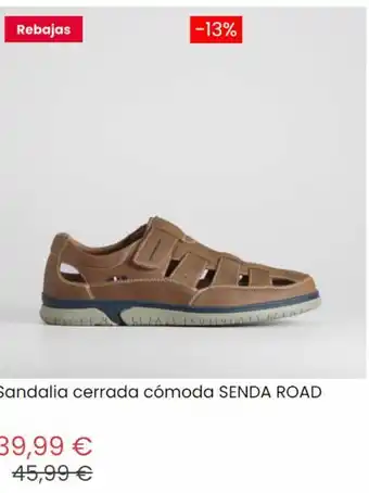 Merkal Sandalia cerrada comoda senda road oferta