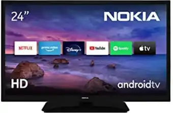 Amazon Nokia smart android 24 tv (60cm) hd, led, wlan, triple tuner dvb-c/s2/t2, android 9.0 inkl. google assistant, youtube, ne... oferta