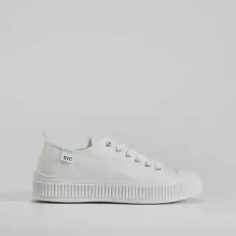 Zapatilla lona onda plataforma nyc