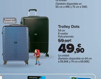 Carrefour Trolley Dots oferta