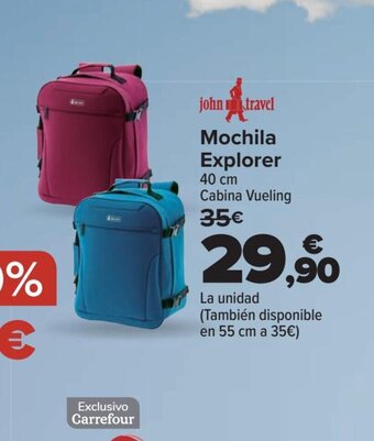 Carrefour Mochila Explorer oferta
