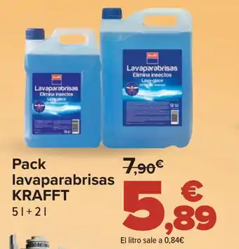 Carrefour Pack lavaparabrisas KRAFFT oferta